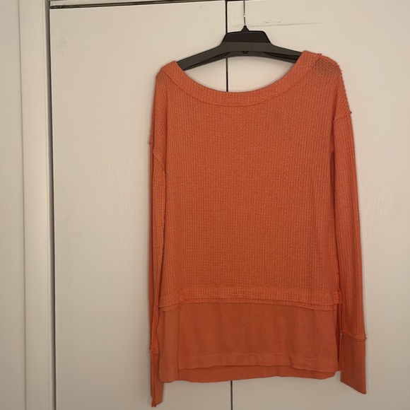 Free people waffle knit top. Never worn - Picture 4 of 4